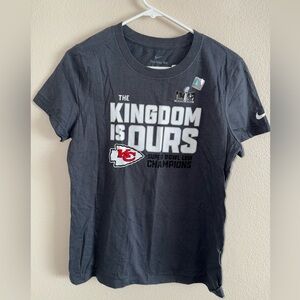 Nike New Kansas City Chiefs The Kingdom Is Ours‎ Super Bowl Champs T-Shirt